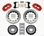 Wilwood Narrow Superlite 6R Front Hat Kit 14.00in Drilled Red 98-02 Camaro/Firebird