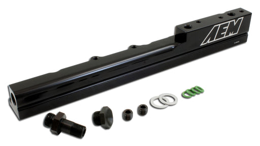 AEM 99-00 Honda Civic Si Black Fuel Rail AEM