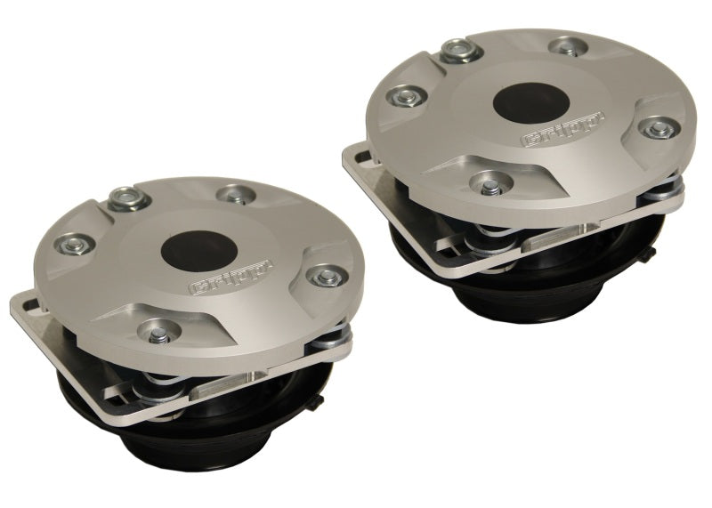 BBK 05-14 Mustang Caster Camber Plate Kit - Silver Anodized Finish BBK