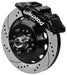 Wilwood 70-81 FBody/75-79 A&XBody AERO6 Frt BBK 14in D/S Rtr Blk Calipers Use w/ Pro Drop Spindle