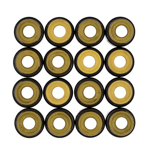 Cometic .265in x .500in x .555in x .645in Metal Jacket Valve Stem Seal - Yellow - 16 Pack Cometic Gasket