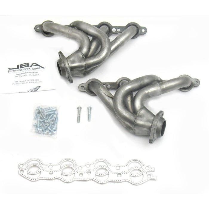 JBA 04-06 Pontiac GTO 5.7/6.0L LS 1-5/8in Primary Raw 409SS Cat4Ward Header JBA