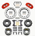 Wilwood Narrow Superlite 4R Rear Kit 12.88in Red Speedway Eng Floater w/ New Style End
