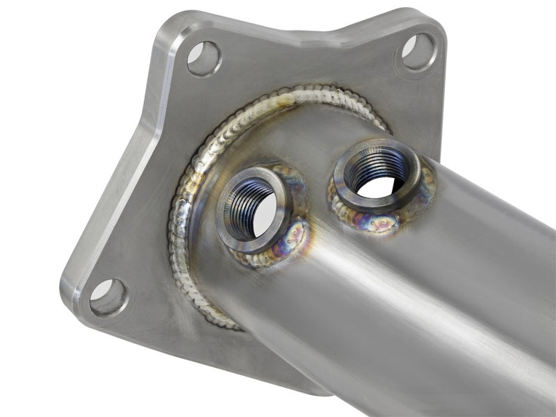 aFe Twisted Steel Down-Pipe Catted 13-16 Cadillac ATS L4-2.0L (t) aFe