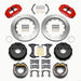 Wilwood Narrow Superlite 4R Rear P-Brk Kit 14.00in Red Small Ford 2.36in Off Bronco 5 x 5.50