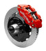 Wilwood Superlite 6R Front Brake Kit for 63-87 Chevy C10 Prospindle13.06 in Diameter, Red Calipers