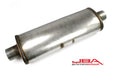 JBA Universal Chambered 304SS Muffler 22x8x5 3in Center/Center JBA