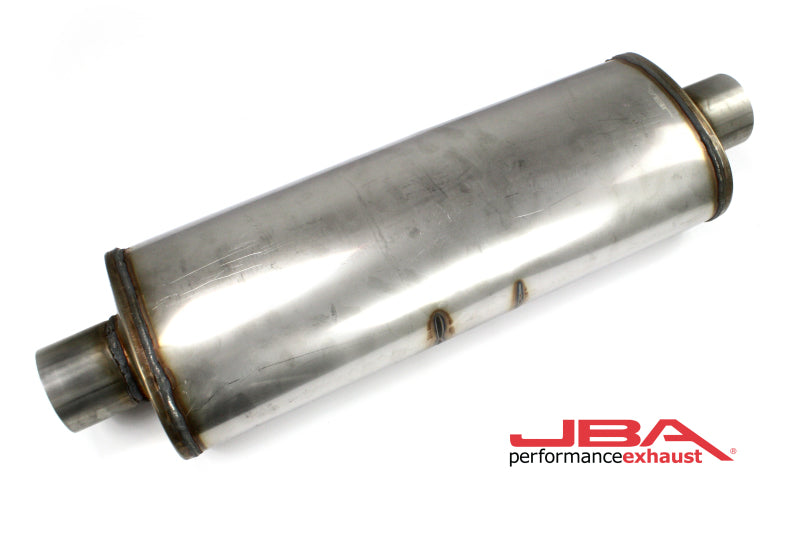 JBA Universal Chambered 304SS Muffler 22x8x5 3in Center/Center JBA