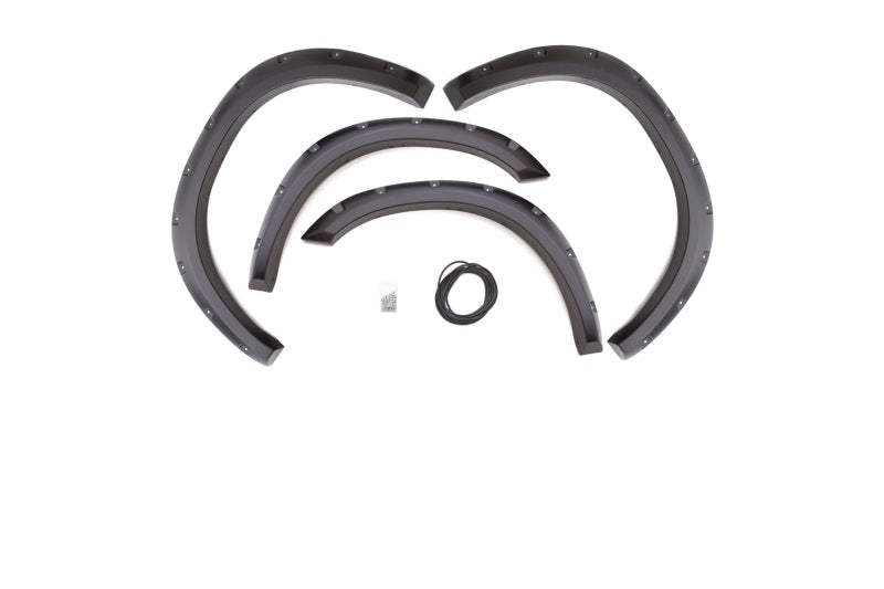 Lund 09-17 Dodge Ram 1500 RX-Rivet Style Textured Elite Series Fender Flares - Black (4 Pc.) LUND