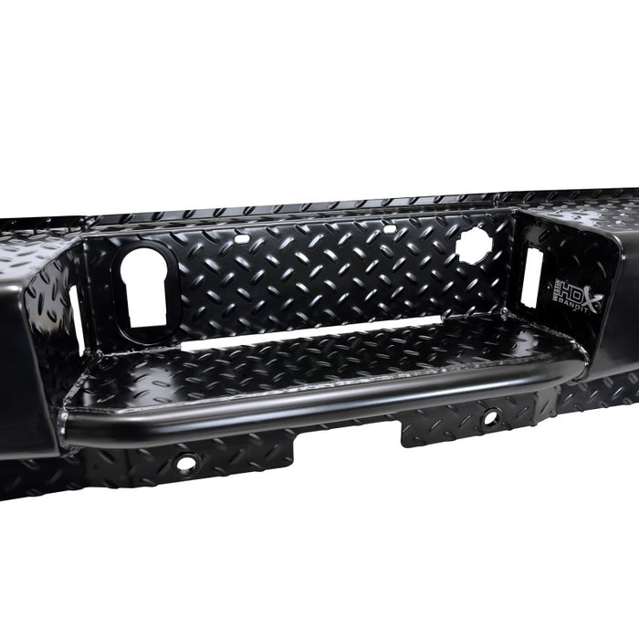 Westin 14-18 Chevrolet Silverado HDX Bandit Rear Bumper - Black Westin