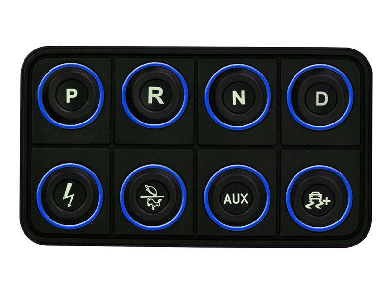 AEM EV 8 Button Keypad CAN Based Programmable Backlighting AEM