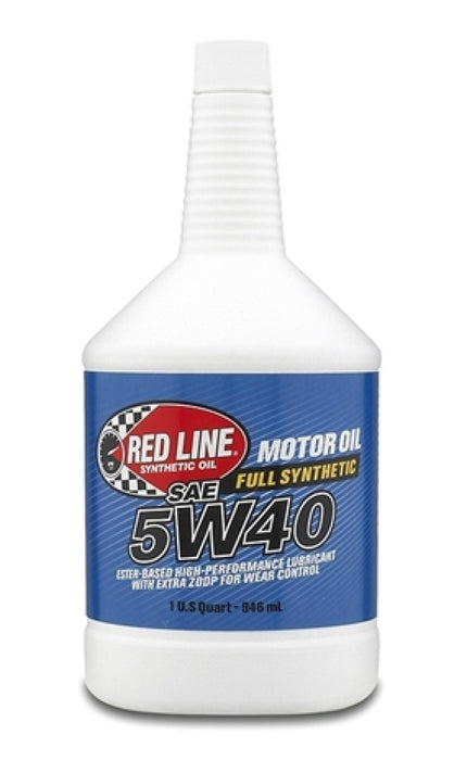 Red Line 5W40 Motor Oil - Quart Red Line