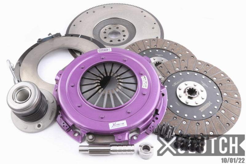 XClutch 05-10 Ford Mustang GT 4.6L 10.5in Twin Solid Organic Clutch Kit XCLUTCH