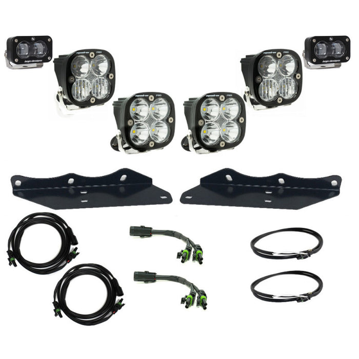Baja Designs 17-20 Ford F-150 Raptor S2 SAE Pro Fog Pocket Kit - Clear Baja Designs