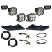 Baja Designs 17-20 Ford F-150 Raptor S2 SAE Pro Fog Pocket Kit - Clear Baja Designs