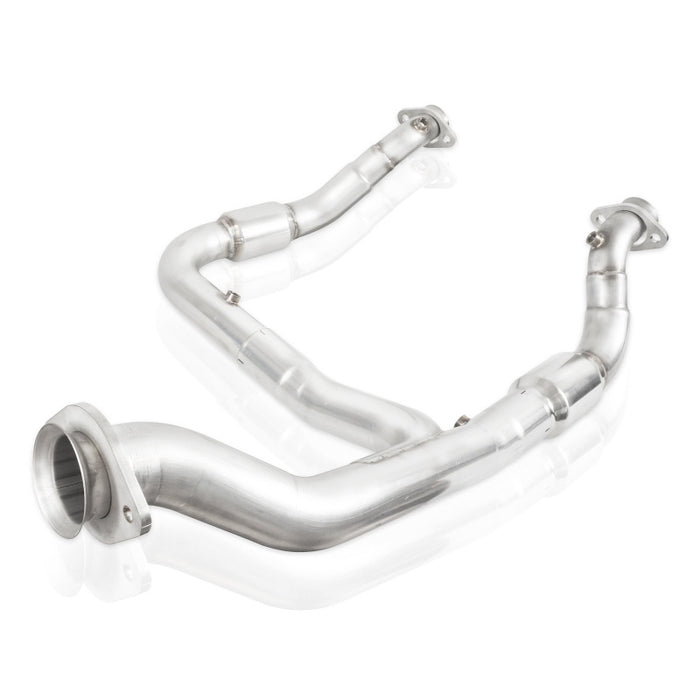 Stainless Works 15-18 F-150 3.5L Downpipe 3in High-Flow Cats Y-Pipe Factory Connection Stainless Works