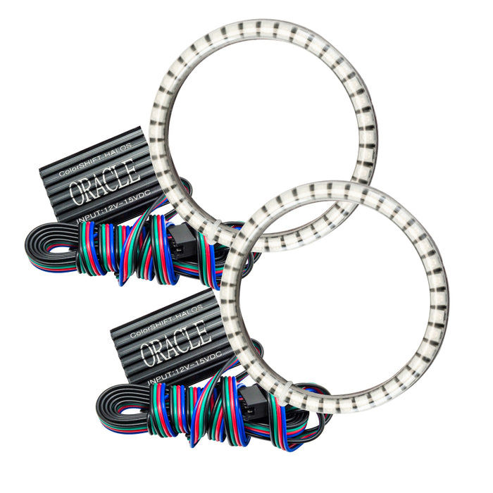 Oracle 15-21 Dodge Challenger Waterproof LED Fog Light Halo Kit - ColorSHIFT SEE WARRANTY ORACLE Lighting