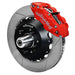 Wilwood 55-57 Chevy Bel Air Superlite 6R Kit, 5 x 4.50in/4.75in Hub - 14.00in Slotted Rotor - Red