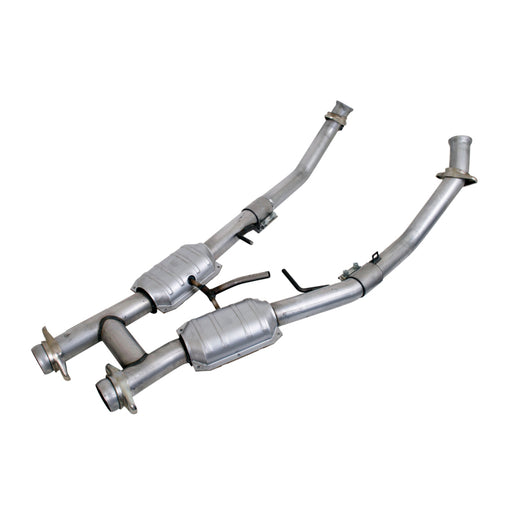 BBK 94-95 Mustang 5.0 High Flow H Pipe With Catalytic Converters - 2-1/2 BBK