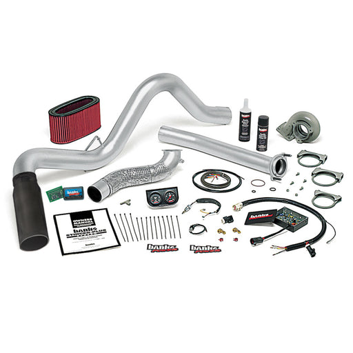 Banks Power 94-95.5 Ford 7.3L Man Stinger-Plus System - SS Single Exhaust w/ Black Tip Banks Power