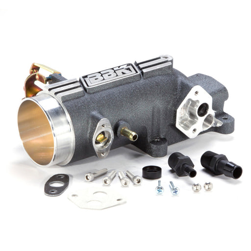 BBK 96-04 Mustang 4.6 GT 78mm Throttle Intake BBK Power Plus Series - Charcoal BBK