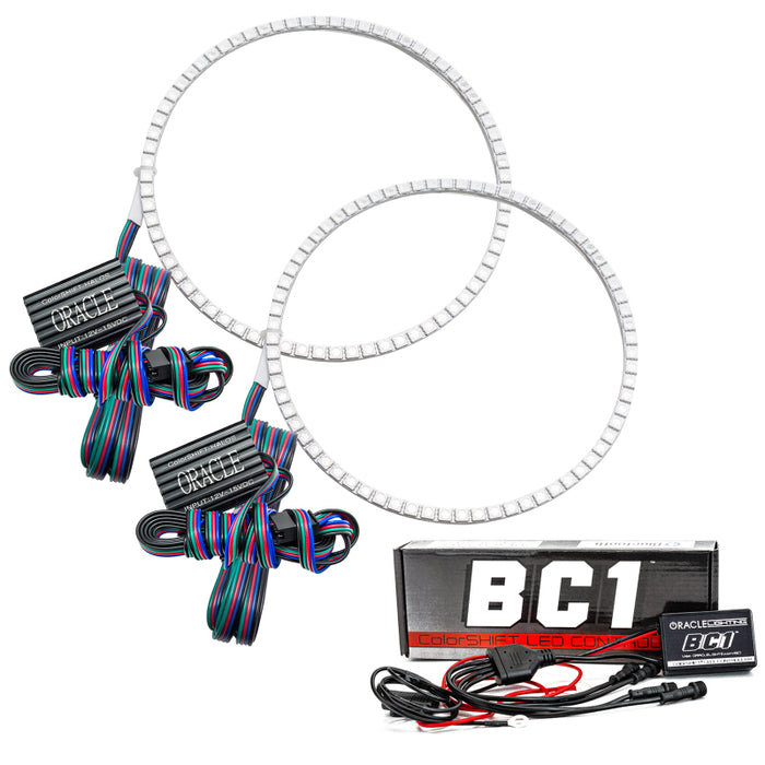 Oracle Jeep Wrangler JL/JT LED Surface Mount Headlight Halo Kit - w/ BC1 Controller SEE WARRANTY ORACLE Lighting
