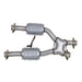 BBK 79-93 Mustang 5.0 Short Mid X Pipe With Catalytic Converters 2-1/2 For BBK Long Tube Headers BBK