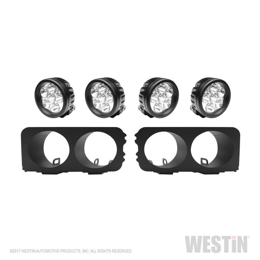 Westin Universal Light Kit for Outlaw Front Bumper - Textured Black Westin