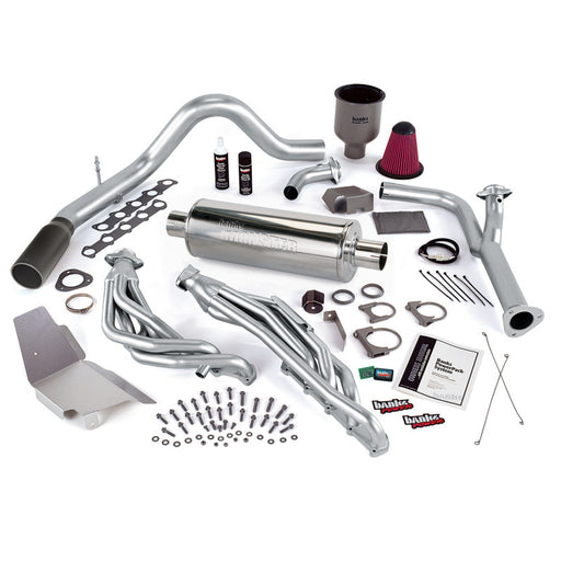 Banks Power 99-04 Ford 6.8L Truck EGR-Early Cat PowerPack System - SS Single Exhaust w/ Black Tip Banks Power
