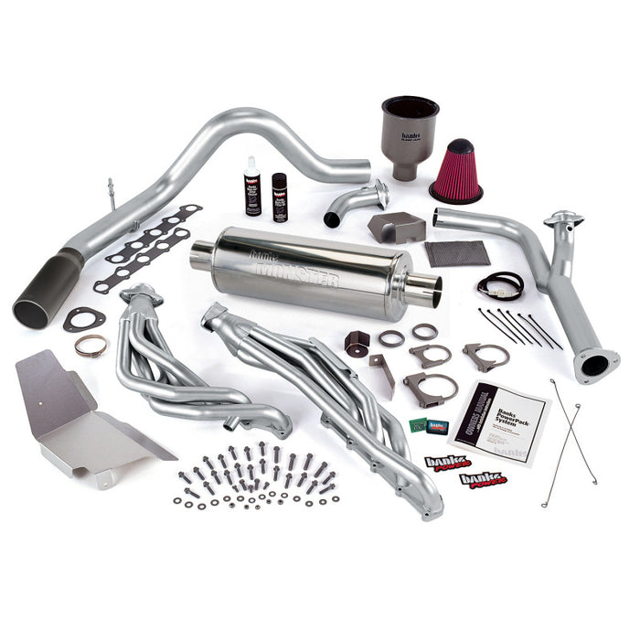 Banks Power 99-04 Ford 6.8L Truck EGR-Early Cat PowerPack System - SS Single Exhaust w/ Black Tip Banks Power