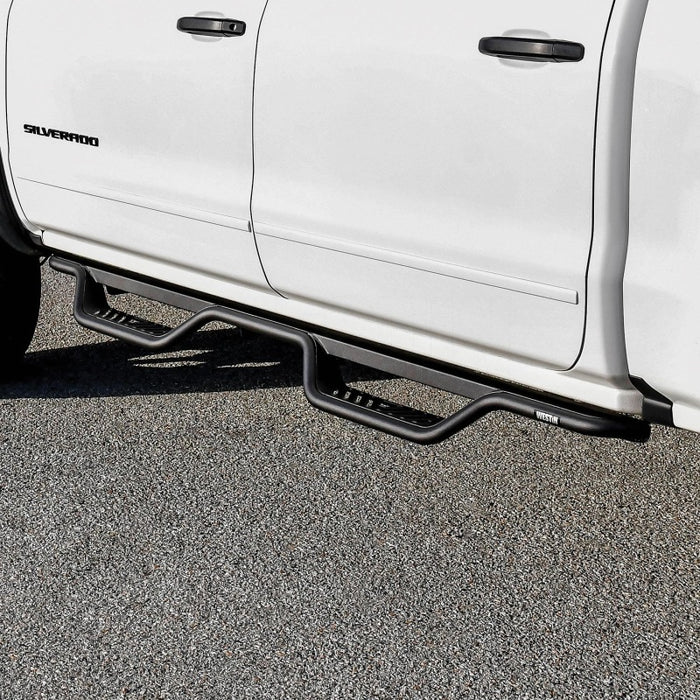 Westin 14-18 Chevrolet Silverado / GMC Sierra Crew Cab Outlaw Nerf Step Bars (Excl. Diesel) Westin