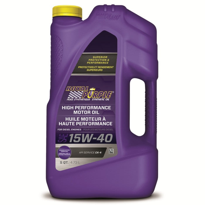 Royal Purple Duralec Super Diesel 15W-40 Motor Oil (Canada) - 5 Quart Royal Purple