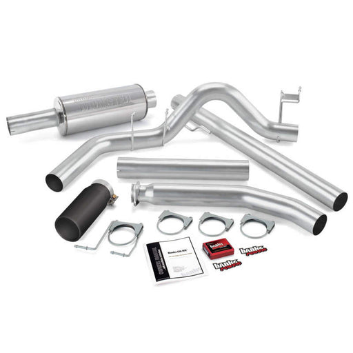 Banks Power 01 Dodge 5.9L Std Cab Git-Kit - SS Single Exhaust w/ Black Tip Banks Power