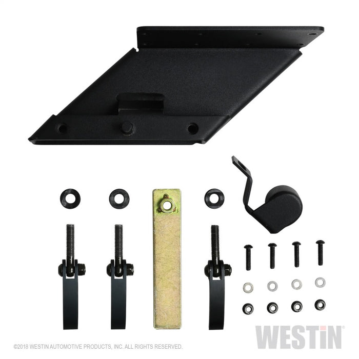 Westin 07-18 Jeep Wrangler JK WJ2 Off-Road Jack Mount - Textured Black Westin