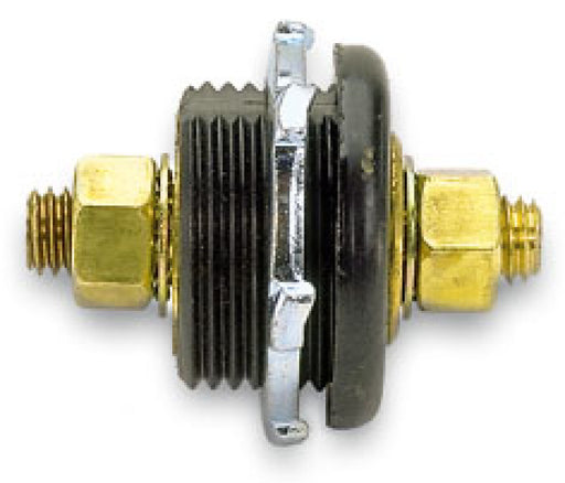 Moroso Thru-Panel Connector - Black (Use w/Part No 74170/74172) - Single Moroso