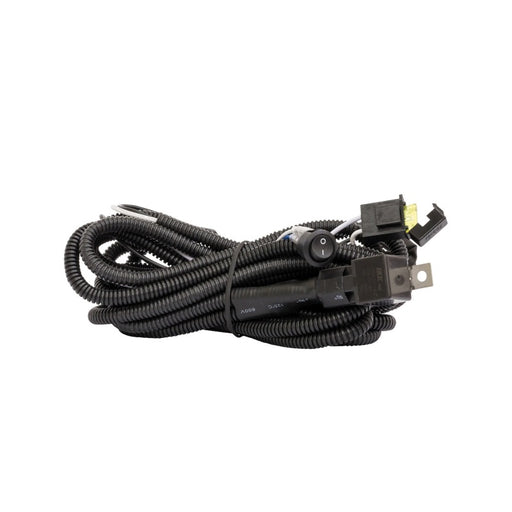 Westin 11ft Length 14 Ga Incl 15 Amp Fuse w/ Loom & Single Connector LED Wiring Harness - Black Westin