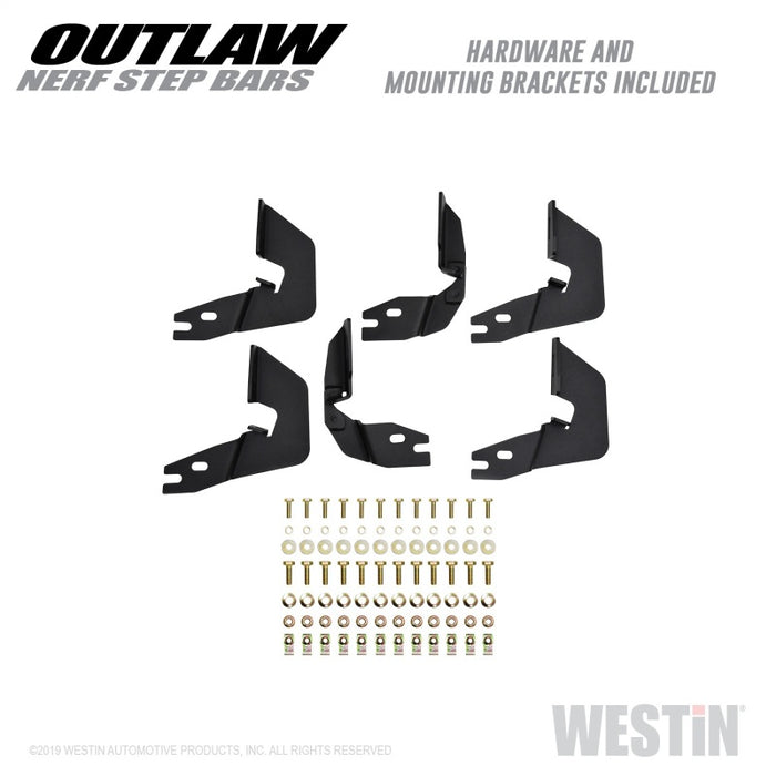 Westin 14-18 Chevrolet/GMC Silv/Seirra 1500 Double Cab Outlaw Nerf Step Bars Westin