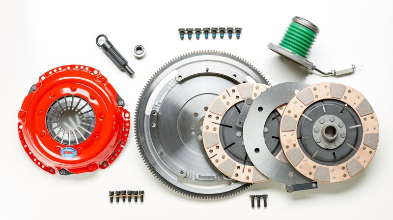 South Bend 99-04 Ford Mustang 4.6L (TR3250/TR3650 Trans) Comp Dual Disc Kit w/ Flywheel South Bend Clutch