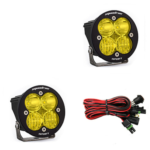 Baja Designs Squadron R Sport Driving/Combo Pair LED Light Pods - Amber Baja Designs