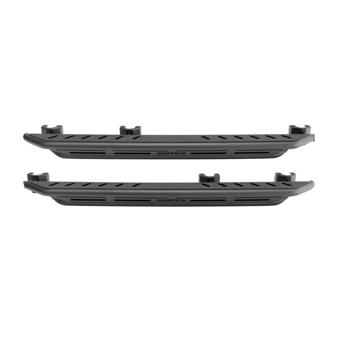 Westin/Snyper 07-17 Jeep Wrangler Unlimited Triple Tube Rock Rail Steps - Textured Black Westin