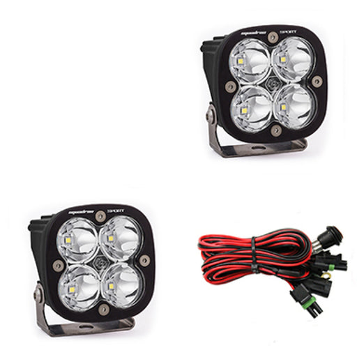 Baja Designs Squadron Sport Spot LED Light Pods - Clear Baja Designs