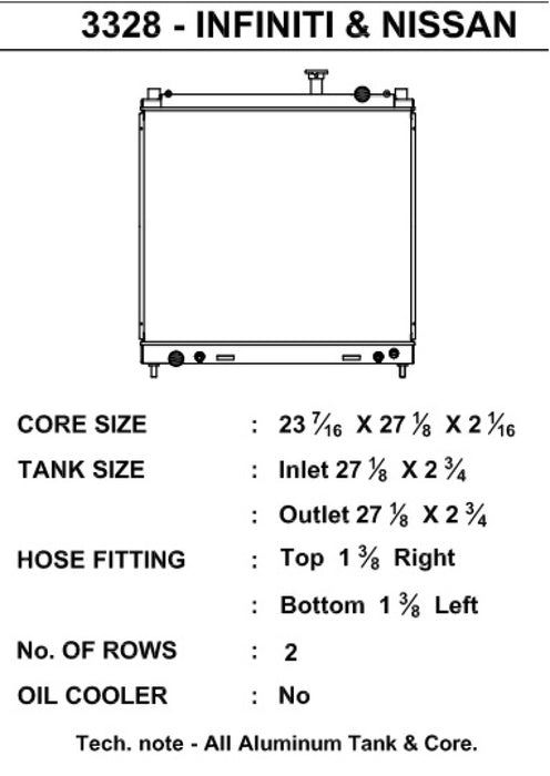 CSF 04-15 Nissan Titan Armada Radiator CSF