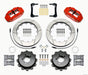 Wilwood Narrow Superlite 4R Rear Kit 12.88in Red 2012-Up Toyota / Scion FRS w/Lines