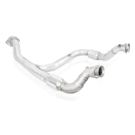 Stainless Works 2015-16 F150 2.7L Downpipe 3in High-Flow Cats Y-Pipe Factory Connection Stainless Works