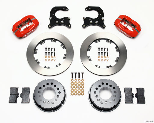 Wilwood Forged Dynalite P/S Rear Kit Red 58-64 Olds/Pontiac Ends