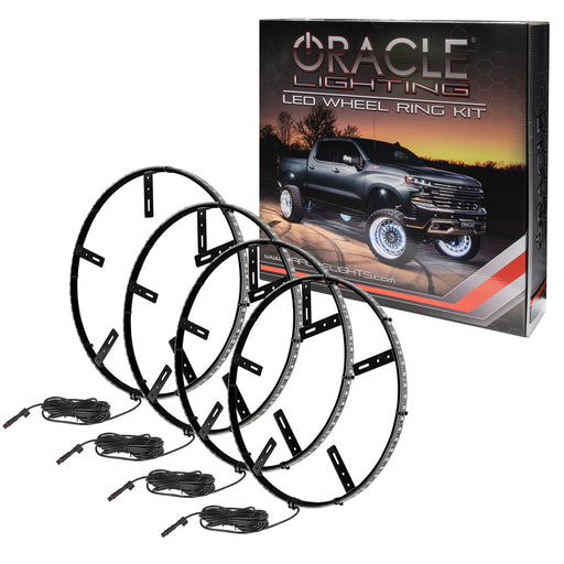 Oracle LED Illuminated Wheel Rings - Double LED - White SEE WARRANTY ORACLE Lighting