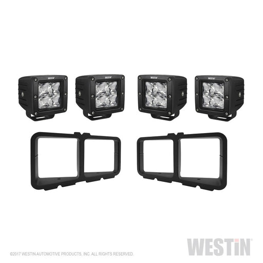 Westin Universal Light Kit for Outlaw Front Bumpers - Textured Black Westin