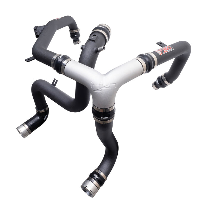 Injen 21-23 Ford Bronco 2.7L V6 (TT) EcoBoost SES Intercooler Pipes - Wrinkle Black Injen