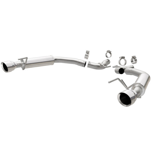 MagnaFlow Axle Back, SS, 2.5in, Competition, Dual Split Polish 4.5in Tip 2015 Ford Mustang Ecoboost Magnaflow