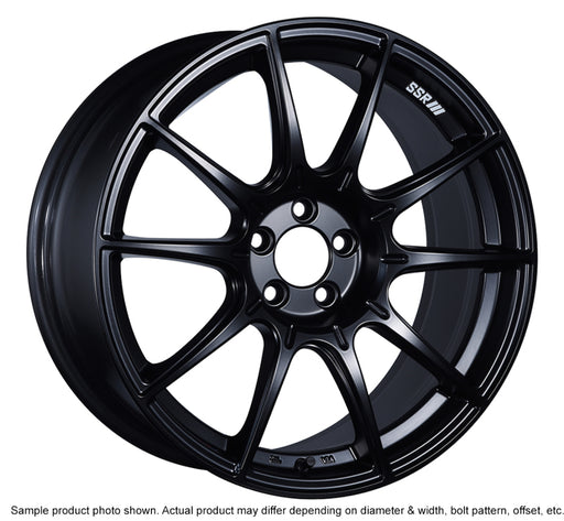 SSR GTX01 18x8.5 5x114.3 38mm Offset Flat Black Wheel SSR